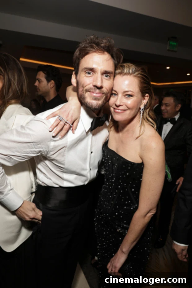 Hunger Games Cast Reunites Under Golden Globes Spotlight 2 Sam Claflin