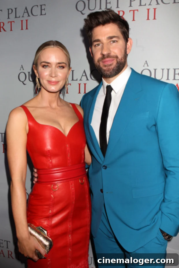 Emily Blunt and John Krasinski at the ‘Quiet Place Part II’ premiere