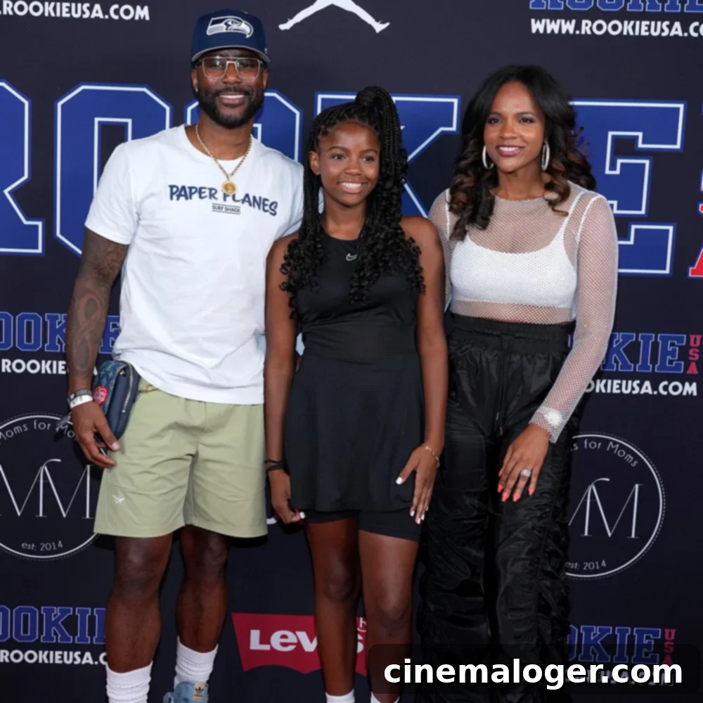 Atoya Burleson: Her Life, Her Story and Her Marriage to Nate Burleson 2 Nate Burleson, his daughter Mia and wife Atoya
