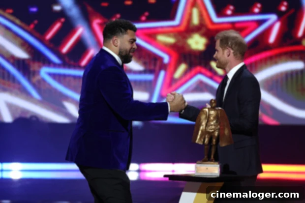 Prince Harry's Swift Transition: From UK Royal Visit to Surprise NFL Honors in Vegas 2 Prince Harry