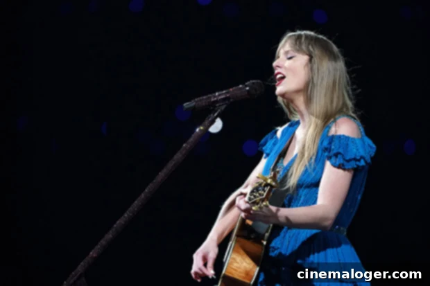 Taylor Swift Touches Down in US After 12-Hour Super Bowl Flight 2 Taylor Swift performing on stage during the Eras Tour in Tokyo, Japan, showing her dedication to her craft before rushing to the Super Bowl.