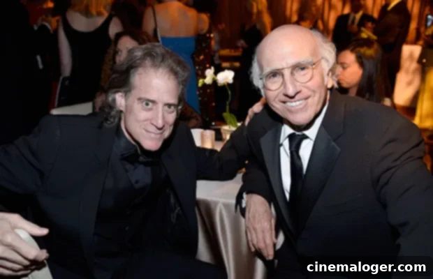 Hollywood's Heartfelt Farewell to Richard Lewis Led by Larry David and Jamie Lee Curtis 3 Richard Lewis, Larry David