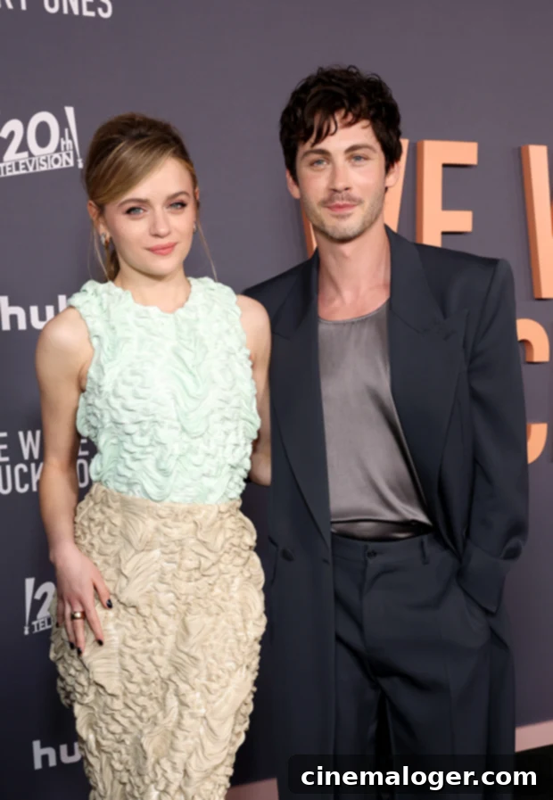 Joey King and Logan Lerman Felt a Strong Personal Tie to Their We Were the Lucky Ones Characters 2 Joey King and Logan Lerman at the premiere of 'We Were the Lucky Ones'