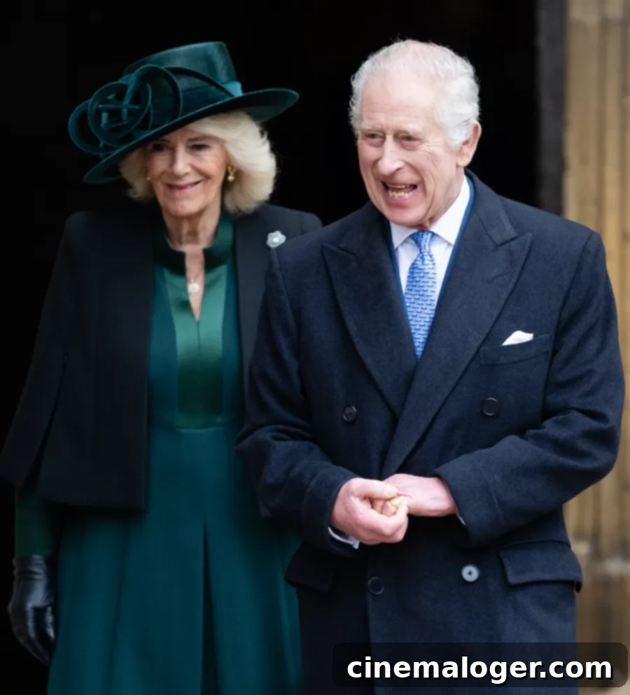 Easter 2024 Celebrity Celebrations Keke Palmer Khloe Kardashian And Ashley Tisdale 2 King Charles III and Queen Camilla attend the Easter Service at Windsor Castle