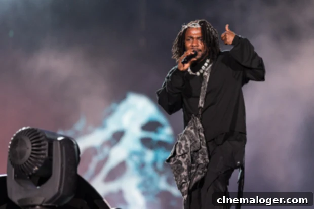 Kendrick Lamar Decimates Drake With Euphoria Diss Track 2 Kendrick Lamar performing on stage.