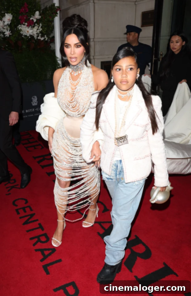 North West, 10, Attends American Horror Story Party with Mom Kim Kardashian 2 Kim Kardashian and North West attend a watch party for American Horror Story: Delicate, a show with a mature rating, sparking family discussions.