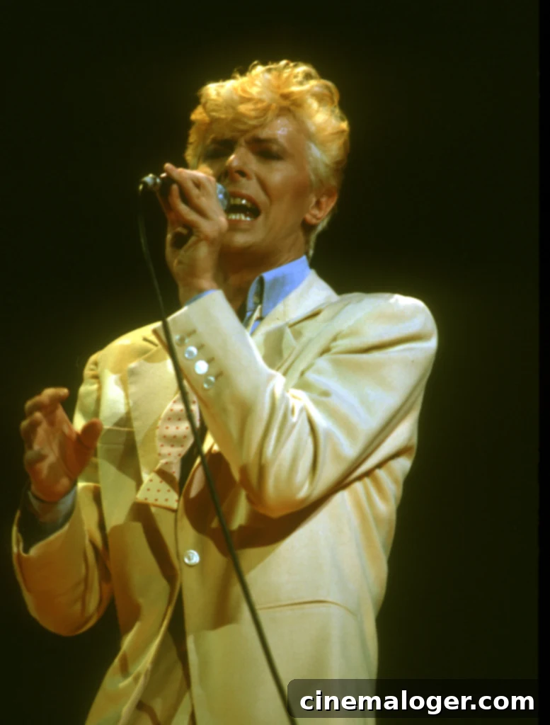 The Video Vanguard Pantheon All MTV VMA Honorees 2 CIRCA 1984: Musician David Bowie performing onstage in circa 1984. (Photo by Michael Ochs Archives/Getty Images)
