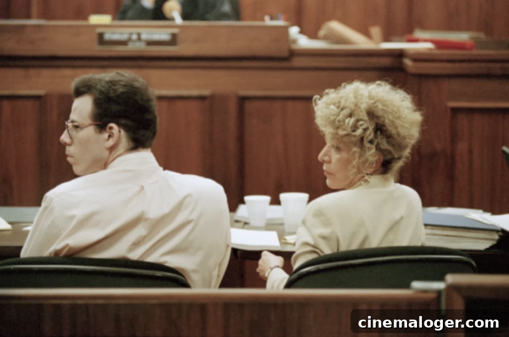 Leslie Abramson's Lasting Ties to the Menendez Brothers 2 TRIAL OF THE MENENDEZ BROTHERS IN LOS ANGELES : Erik Menendez and his attorney : Leslie Abramson. (Photo by Kim Kulish/Sygma via Getty Images)