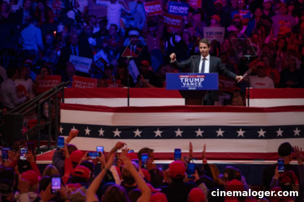 Unpacking Trump's Puerto Rico Remarks 2 New York, New York - October 27: Comedian Tony Hinchcliffe at a rally for former president Donald Trump on Oct. 27 at Madison Square Garden in New York.(Photo by Peter W. Stevenson /The Washington Post via Getty Images)