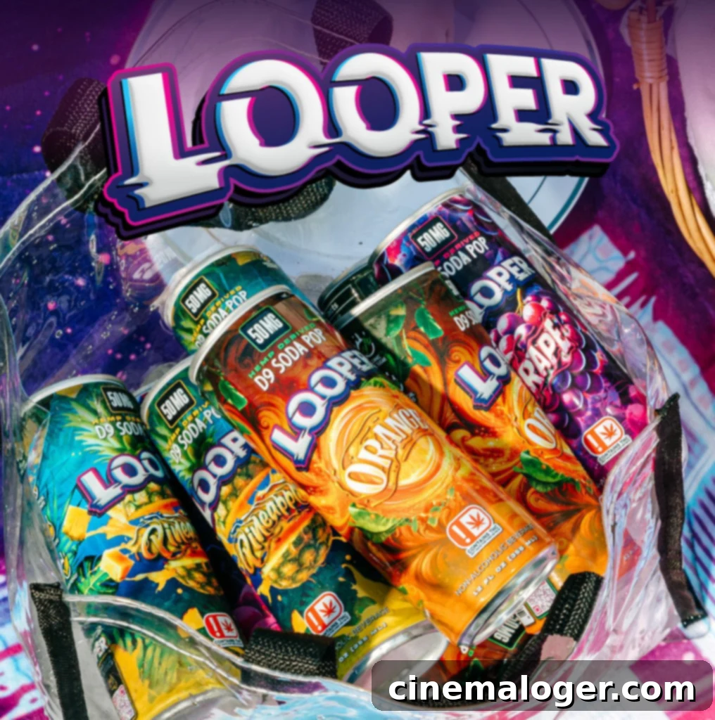 Looper's THC Soda: Hemp-Infused Relaxation in Every Sip 3 Looper