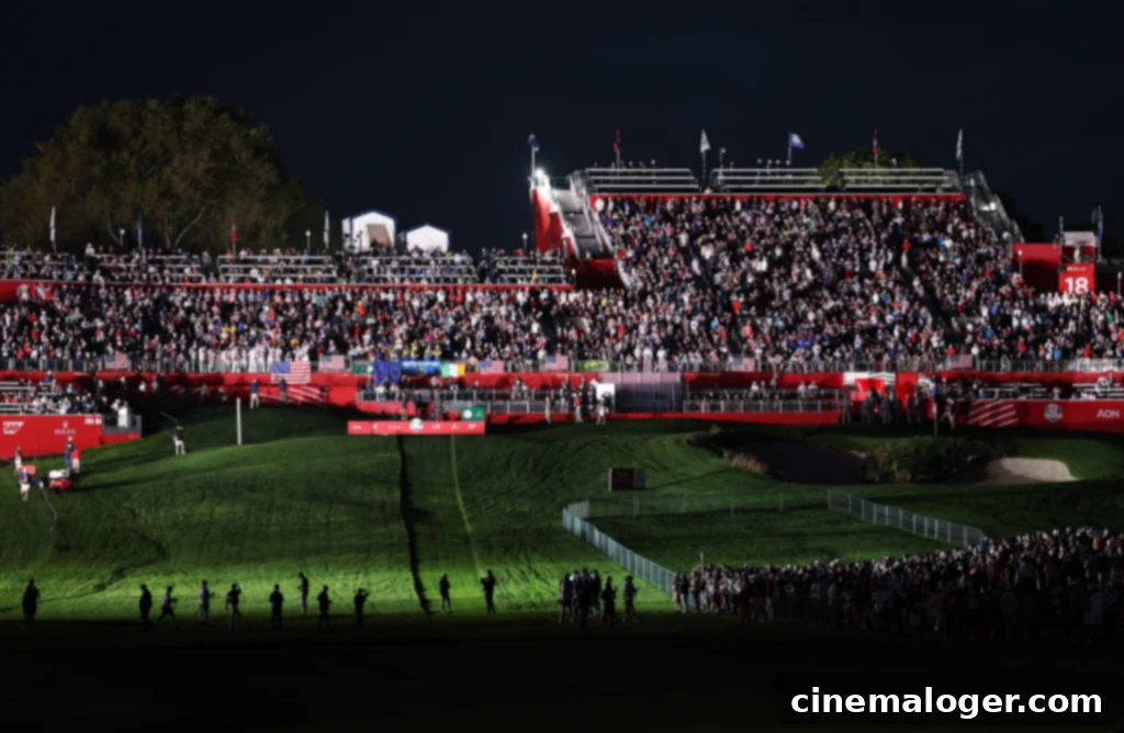 2025 Ryder Cup: Channels and Streaming Guide 2 FARMINGDALE, NEW YORK - SEPTEMBER 26: Fans gather in the first tee grandstand prior to the Friday morning foursomes matches of the 2025 Ryder Cup at Black Course at Bethpage State Park Golf Course on September 26, 2025 in Farmingdale, New York. (Photo by Richard Heathcote/Getty Images)