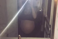 Kim Kardashian Flaunts Full-Term Bump, Ready to Pop