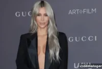 Kim Kardashian Rocks Braless Look in See-Through Saran Wrap Gown