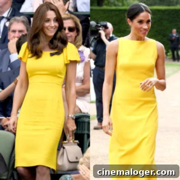 Kate, Meghan, and 27 More: A Golden Gallery of Stars in Yellow 2 kate middleton meghan markle