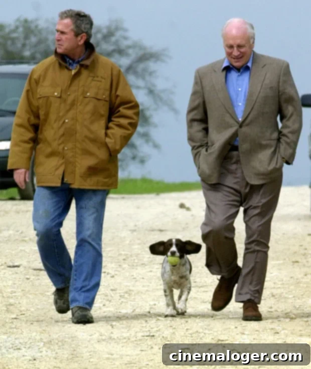 Joe Biden's German Shepherd to Break Barriers as First Rescue Dog in White House: A Presidential Pet Retrospective 4 George W. Bush with Spot