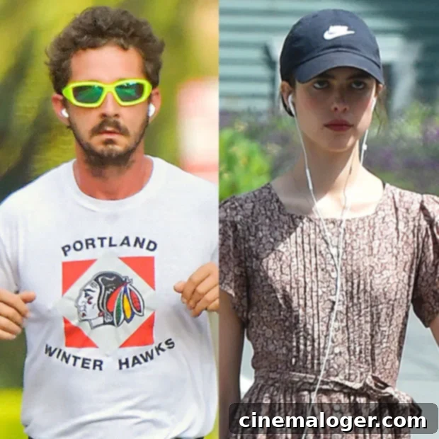 Shia LaBeouf & Margaret Qualley
