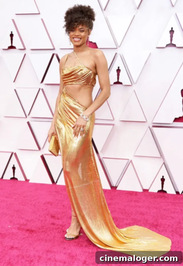 Andra Day Oscars Dress