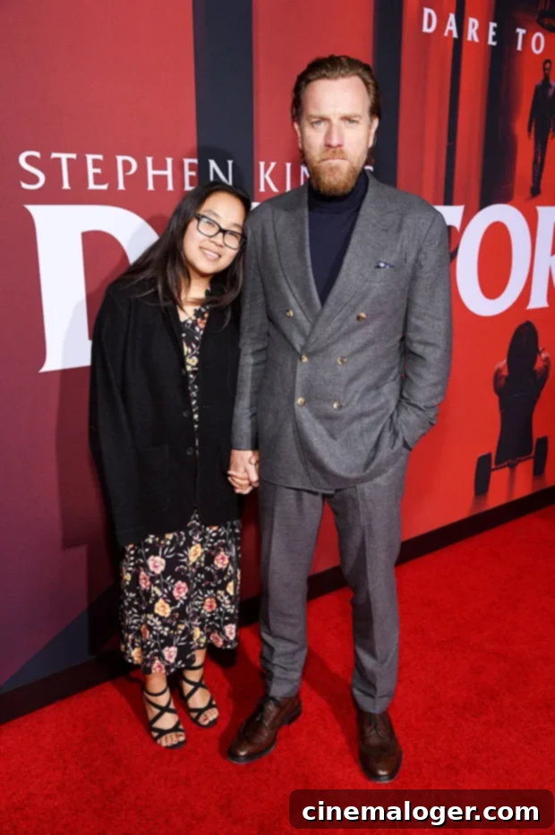 Ewan McGregor with his daughter Jamyan McGregor